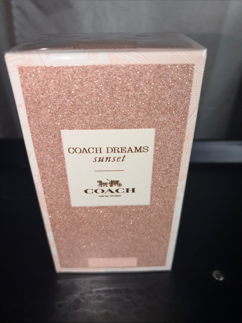 Coach Dreams Sunset Women’s Fragrance - Rose Gold Glitter Box